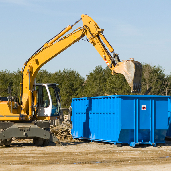 what are the rental fees for a residential dumpster in South Middleton